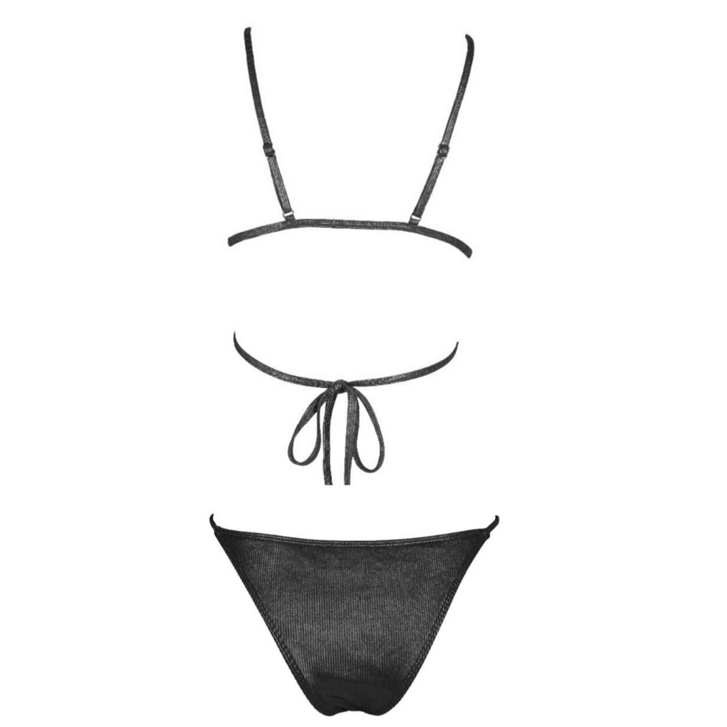PENELOPE Bikini Set - Matte Black